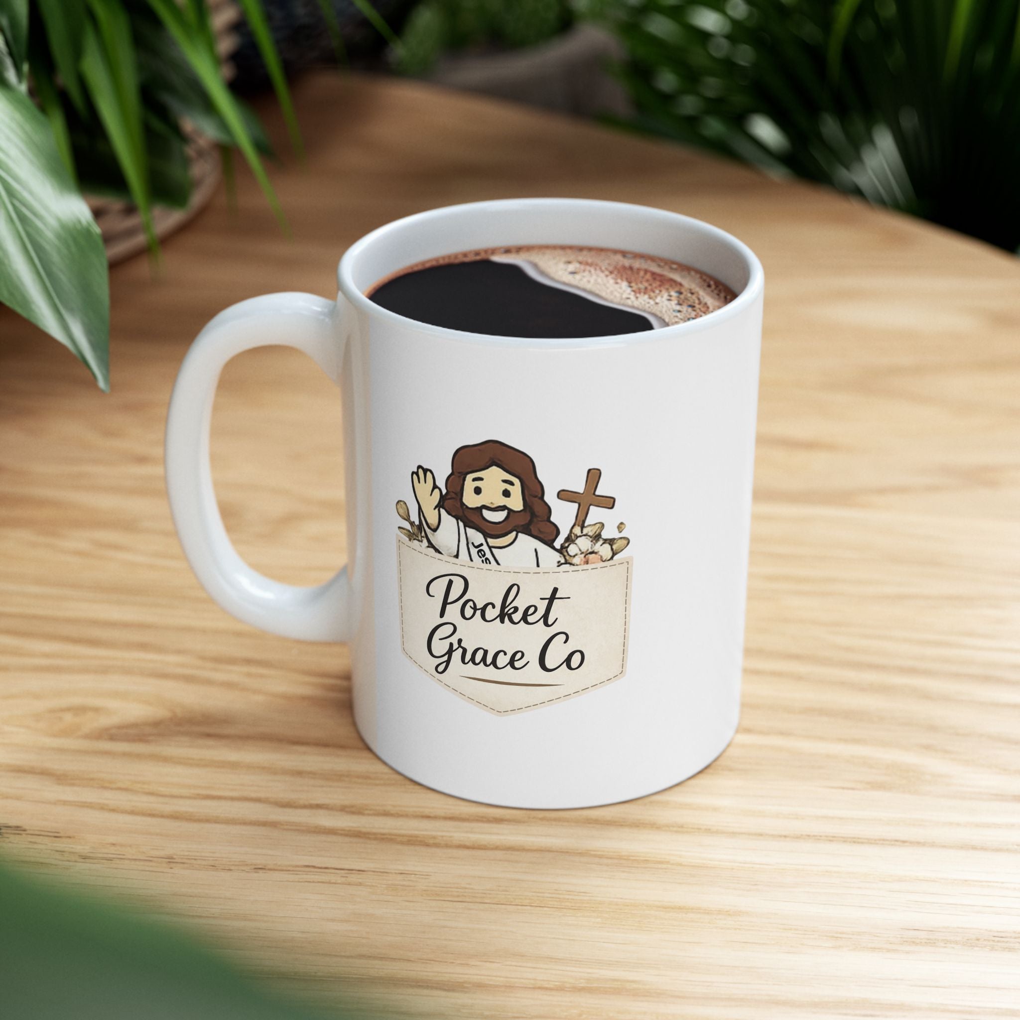 Signature Pocket Grace Ceramic Mug 02 (11oz & 15oz)