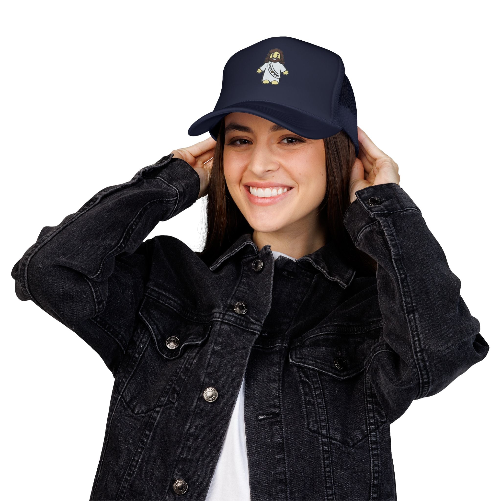 The Mini Jesus Hat (Trucker) 10