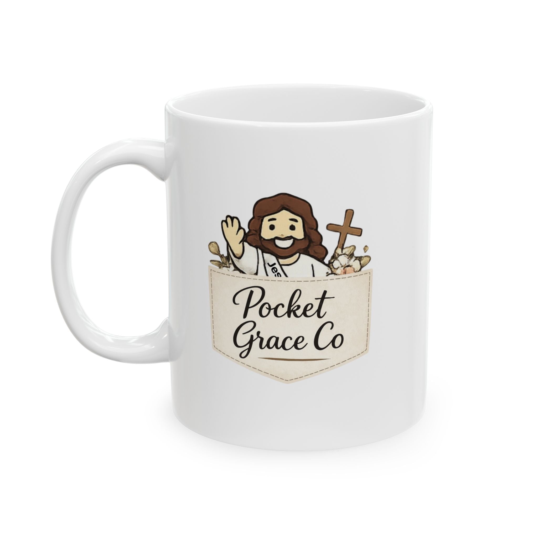 Signature Pocket Grace Ceramic Mug 02 (11oz & 15oz)