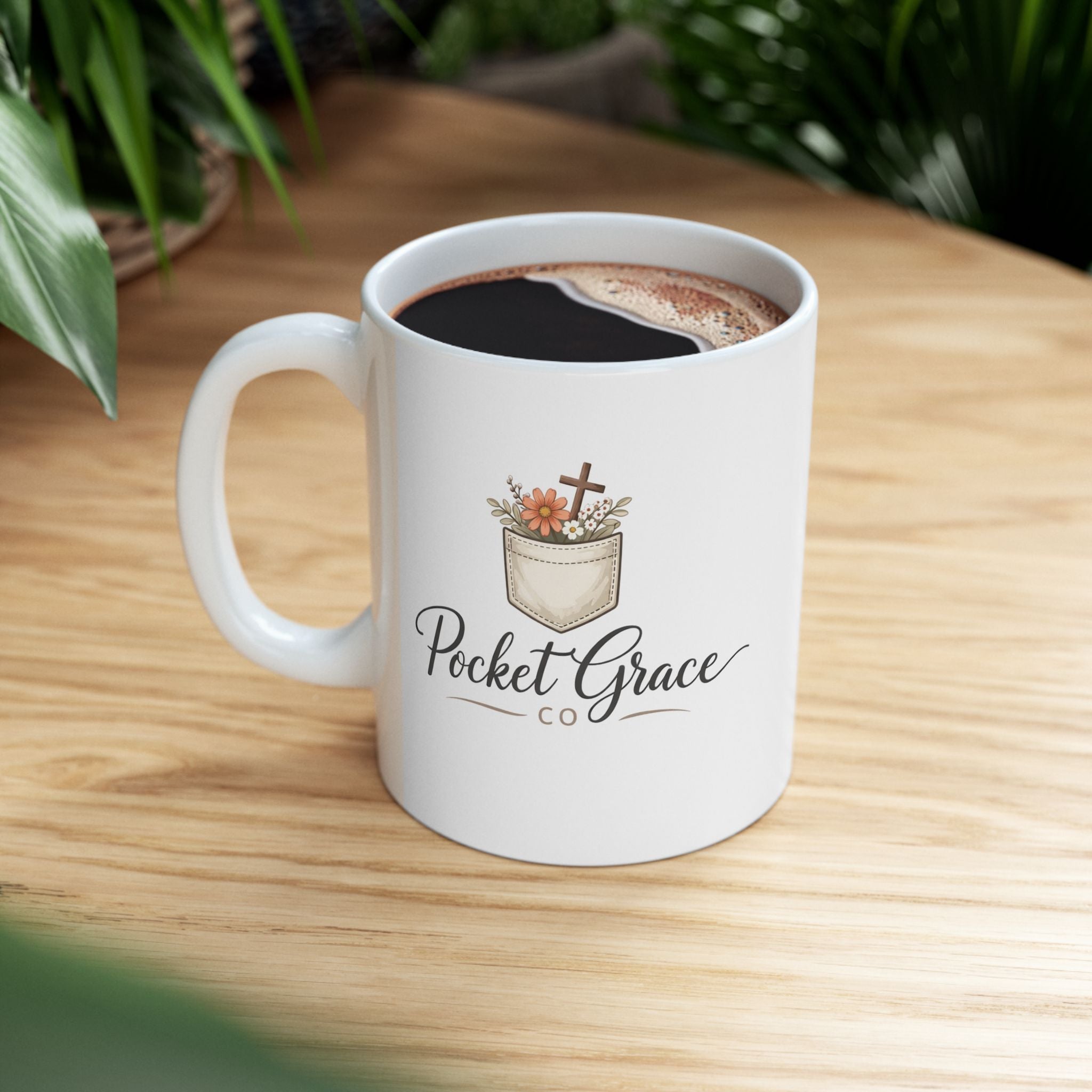 Signature Pocket Grace Ceramic Mug (11oz & 15oz)